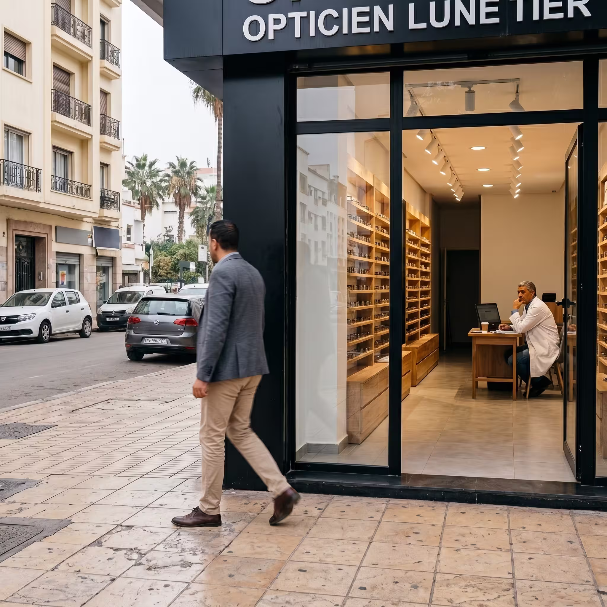 Profil Google d'un opticien avec 11 avis
