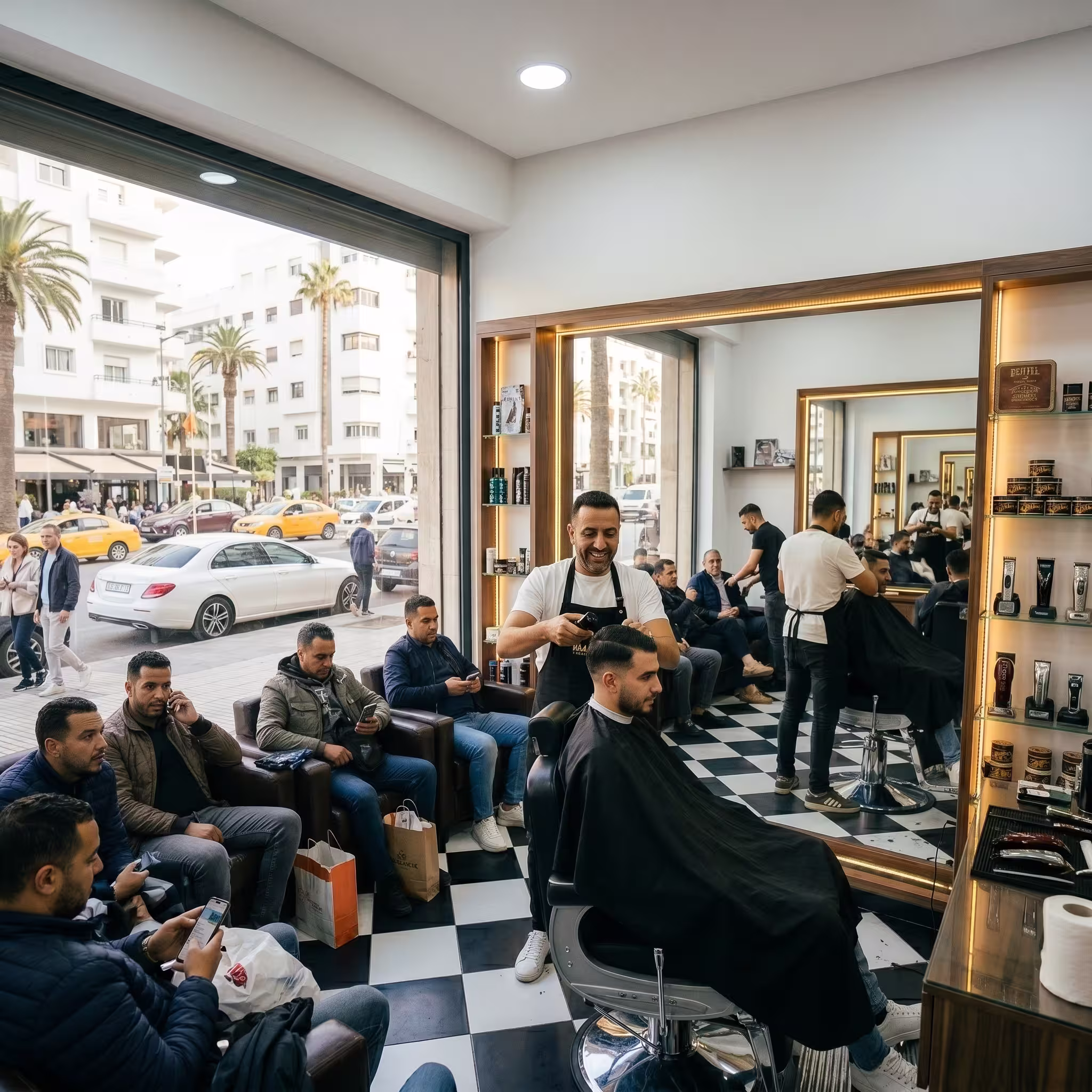 Profil Google d'un coiffeur avec 130 avis
